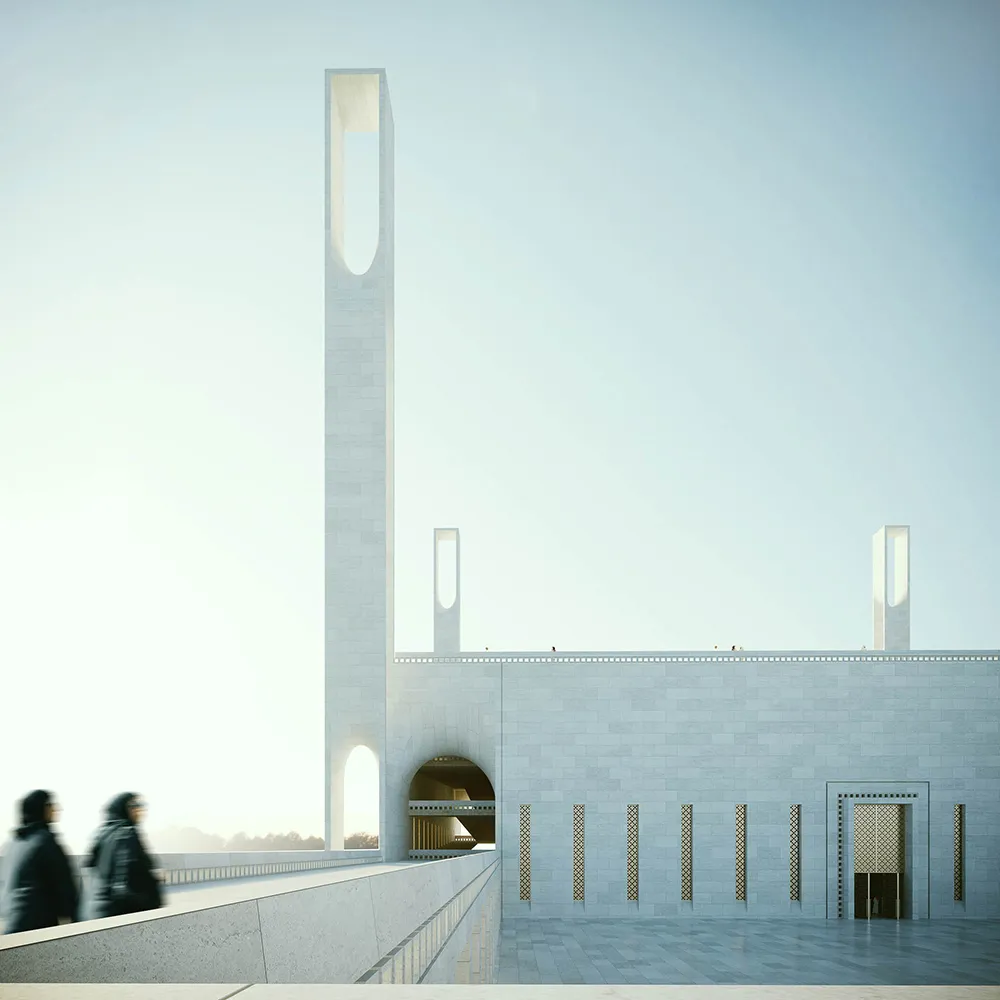 Iconic Mosque at Dubai Creek Harbor