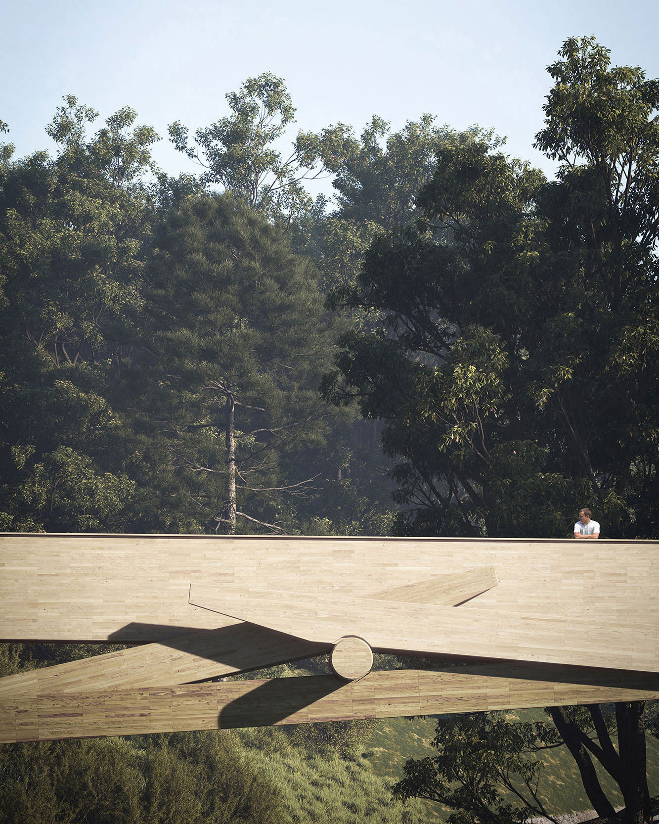 Honorable Mention, Parco del Lura Footbridge Competition